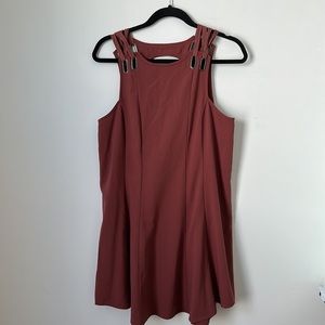 Free People Sleeveless Maroon Women’s Mini Dress Size M